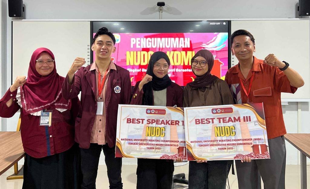 Mahasiswa Fakultas Teknik UNG Raih Prestasi pada Ajang Debat Tingkat Universitas